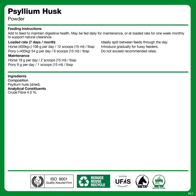 NAF Psyllium Husk 1kg-1