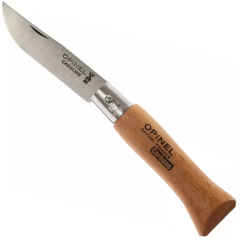 Opinel Knife Brown No. 4 Carbon