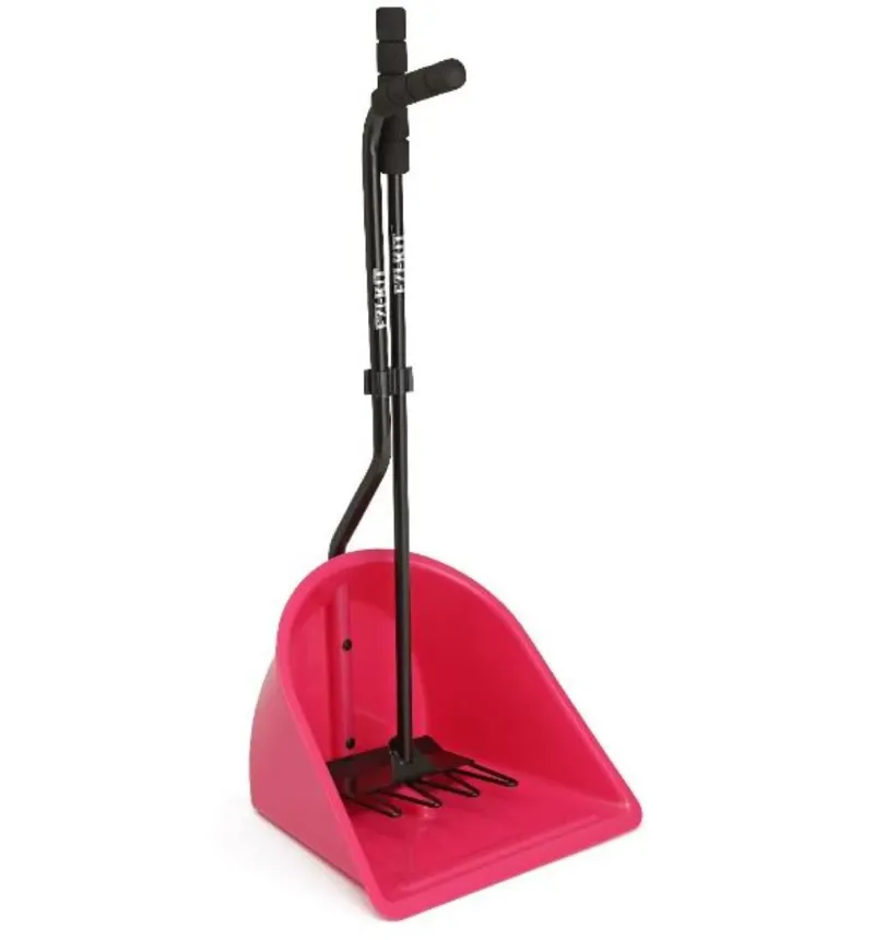 EZIKIT Manure Scoop Long Handle Pink