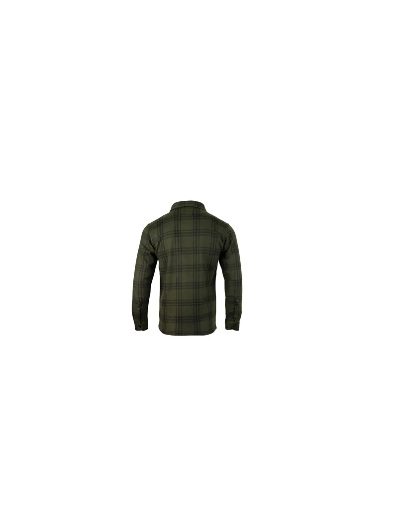 Jack Pyke Polar Fleece Shirt Green Check