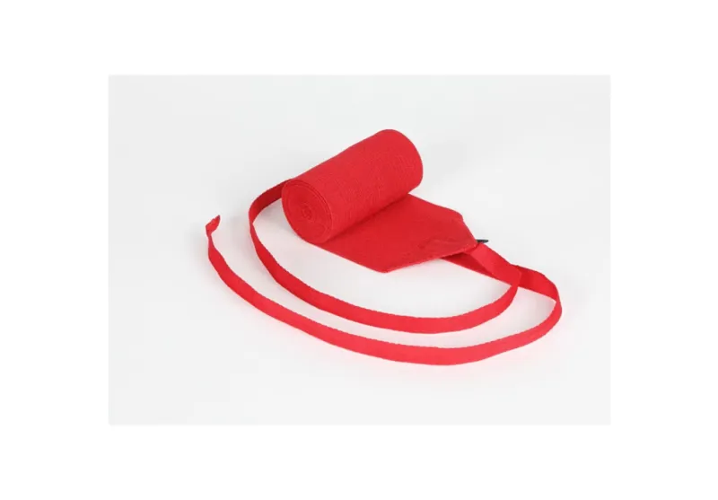 Shires Tail Bandage Red