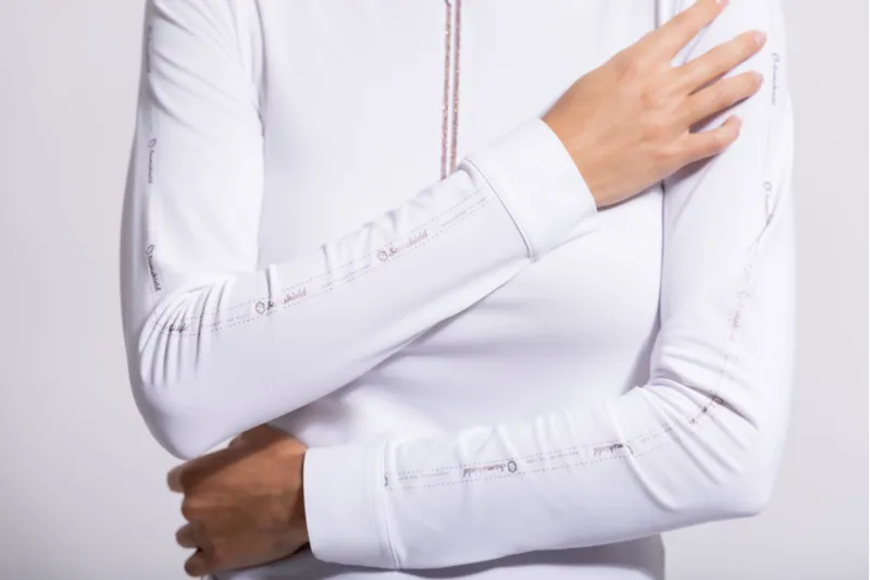 Samshield Aloise Long Sleeve Show Shirt White Rose Gold-1
