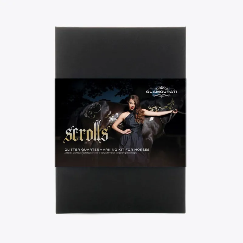 Glamourati Scrolls Glitter Quartermarking Kit
