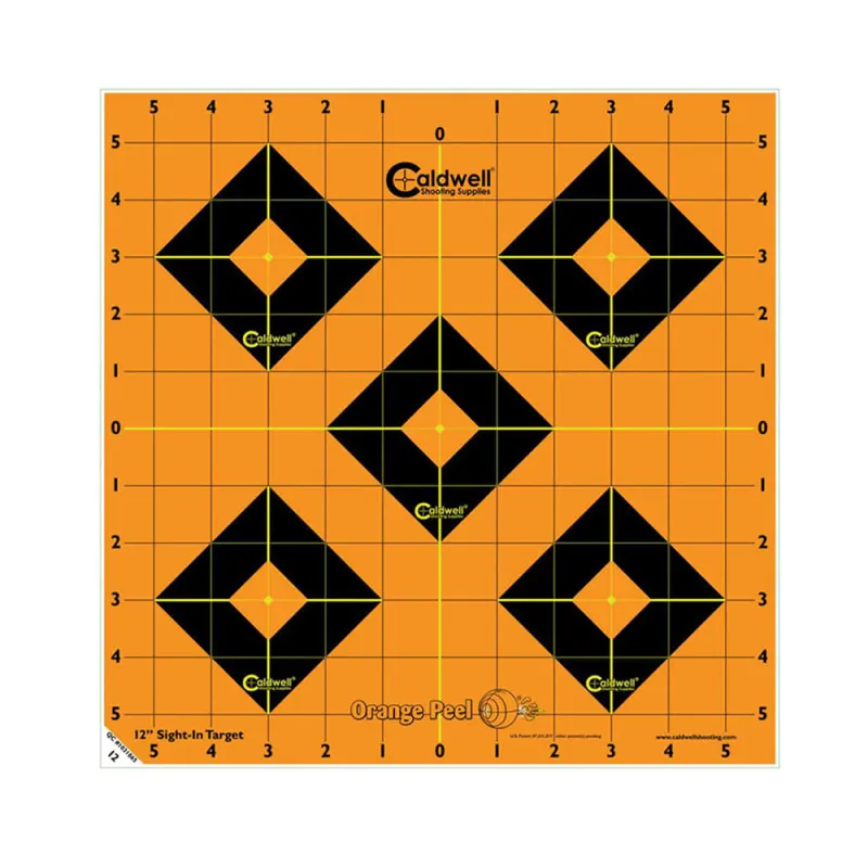 Caldwell Orange Peel 12 Sight-In Targets 5 pack