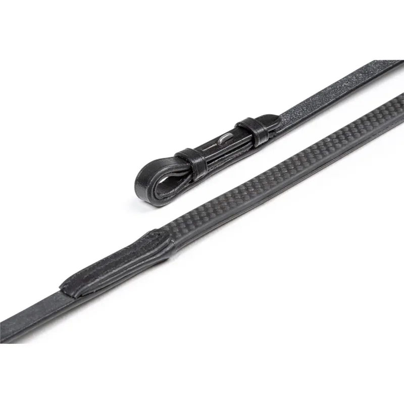 Velociti GARA Soft Rubber Grip Reins Black
