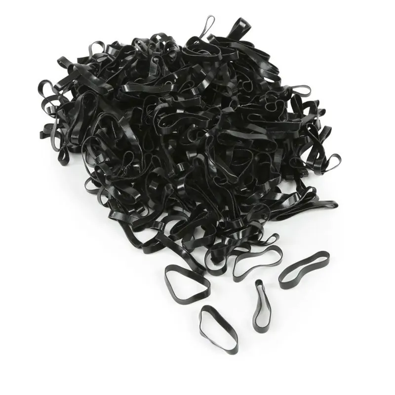 EZI-GROOM Silicone Plaiting Bands Black-1