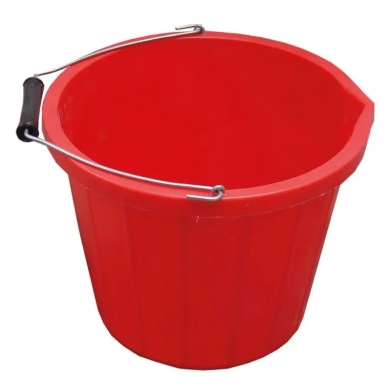 Pro Stable Water Bucket Red