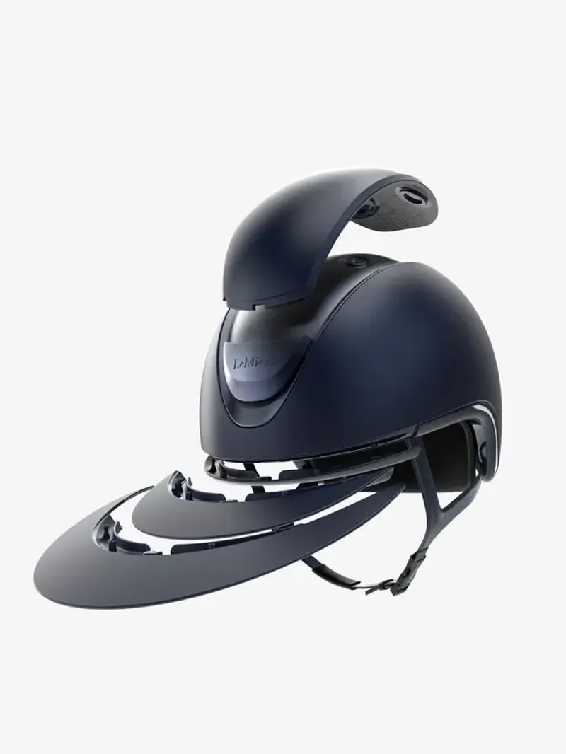 LeMieux Verv Competition Riding Hat Matte Navy-1
