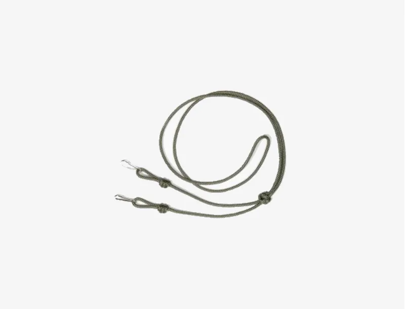 Bisley Traditional Lanyard 3mm Double Clip - Green