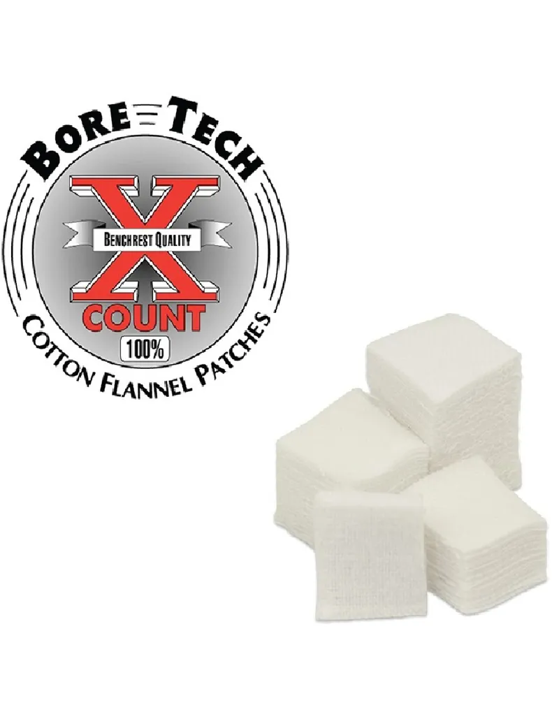 Bore Tech Cotton Cleaning Patches 