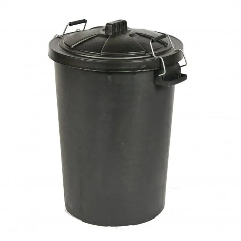 Pro Stable Feed Bin 90 Litre Black