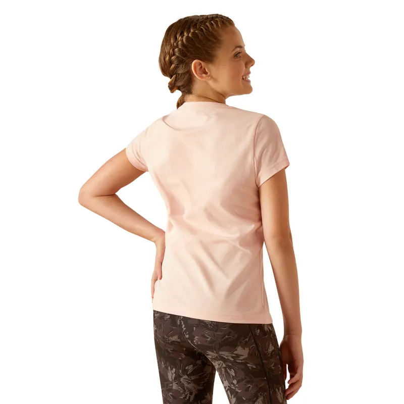 Ariat Youth Roller Pony T Shirt Blushing Rose-1