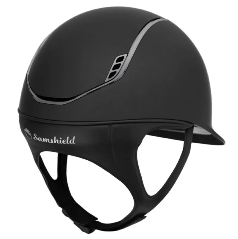 Samshield Shadowmatt 2.0 Standard Riding Hat - Black Small-1