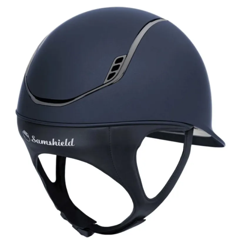 Samshield Shadowmatt 2.0 Standard Riding Hat - Blue-1