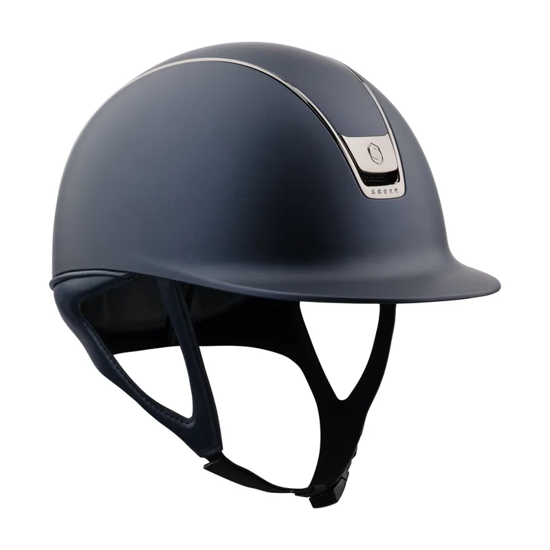Samshield Shadowmatt 2.0 Standard 5 Crystals Riding Hat - Blue Medium