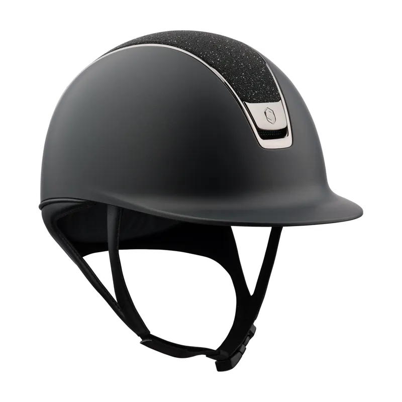 Samshield Shadowmatt 2.0 Crystal Fabric Riding Hat - Black Medium