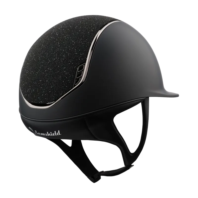 Samshield Shadowmatt 2.0 Crystal Fabric Riding Hat - Black Medium-1