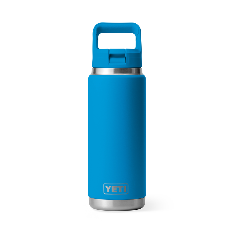 YETI 26oz Straw Bottle Big Wave Blue-1
