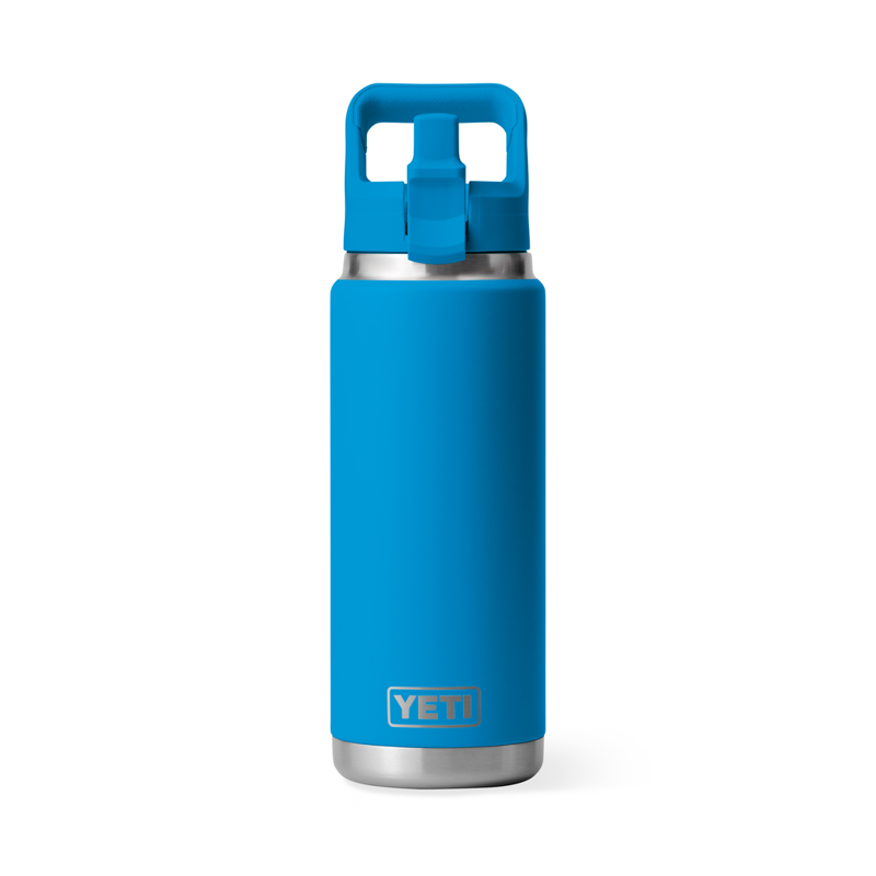 YETI 26oz Straw Bottle Big Wave Blue-2