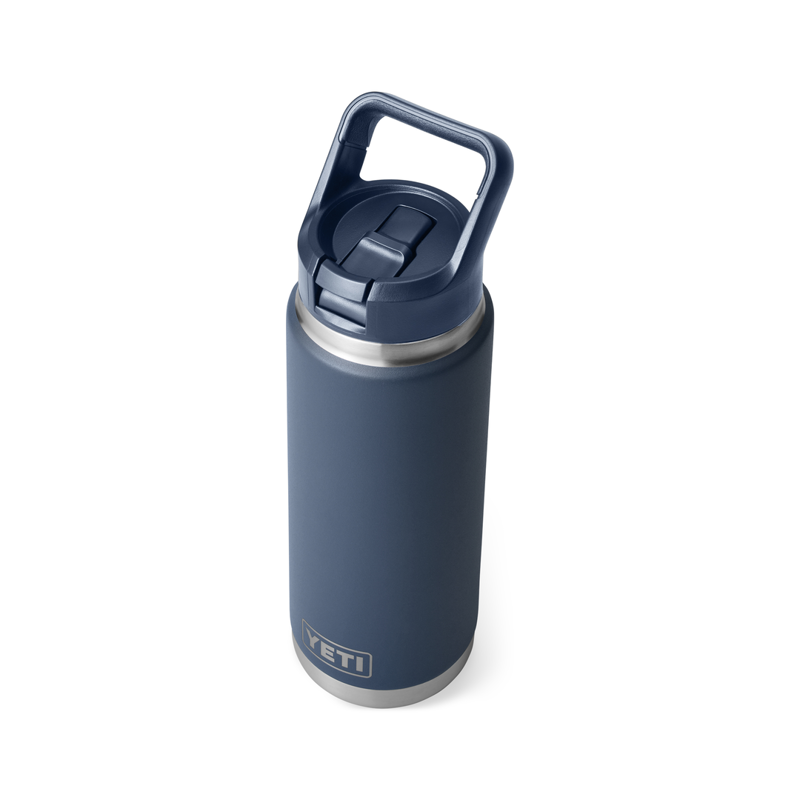 YETI Rambler 26oz Straw Bottle Navy-1
