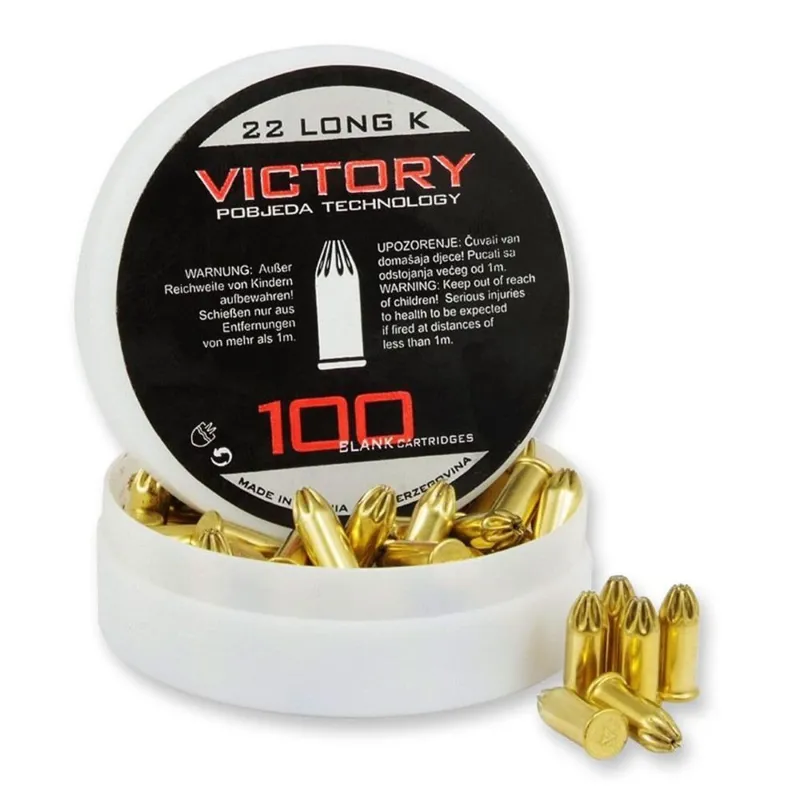 Victory 22 Long K Black Cartridges x100